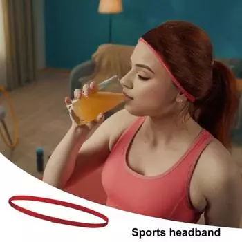 Мужская и женская повязка на голову для йоги ярких цветов, дышащая эластичная резинка для волос, эластичная повязка для бега, регулируемая длина, спортивная повязка на голову для бега белый