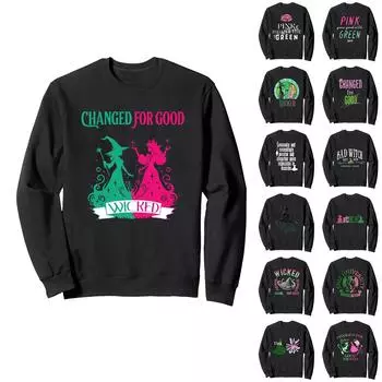 Мужская и женская повседневная модная толстовка с принтом, топ с длинным рукавом и круглым вырезом, футболка с принтом L армия зеленый