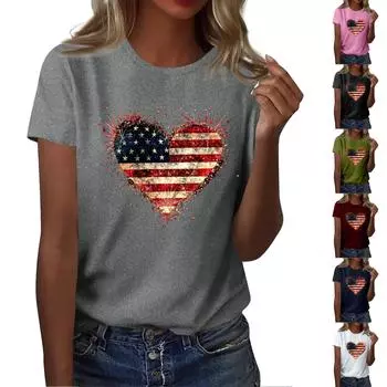 Мужская и женская повседневная свободная футболка с принтом, круглый вырез, пуловер, топ с короткими рукавами L чёрный