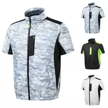 Мужская и женская профилактика теплового удара с короткими рукавами, рабочая куртка для сварщиков с короткими рукавами L чёрный