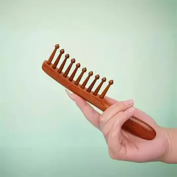 Мужская и женская расческа с широкими зубцами «Акула» для вьющихся волос, прямая расческа для волос, парикмахерская расческа, массажный инструмент для укладки One Size