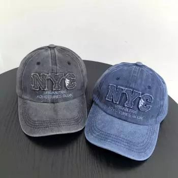 Мужская и женская ретро универсальная мягкая кепка 2025 года весна-лето субсидия на стирку вышитая ковбойская бейсболка прилив M56-58cm хаки