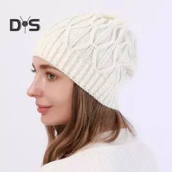 Мужская и женская шапка-бини, однотонная, с текстурой кручения, термошапка, осень-зима, однослойная, плотная, вязка, толстая шапка розовый