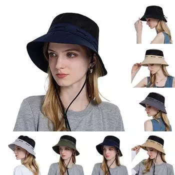 Мужская и женская шляпа от солнца для занятий спортом на открытом воздухе, рыбацкая шляпа, шляпа от солнца, альпинизм, рыбалка, велоспорт, солнцезащитная шляпа One Size