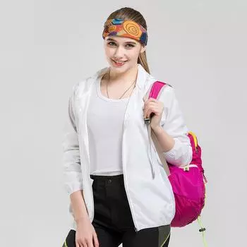 Мужская и женская солнцезащитная одежда, одежда для рыбалки, охоты, кемпинга, быстросохнущая ветровка с карманом M чёрный