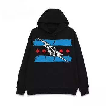 Мужская и женская толстовка с капюшоном с длинным рукавом в стиле панк, большой размер, американский модный бренд WWE, новый спортивный костюм, свободный, классический, простой XS