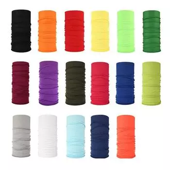 Мужская и женская уличная маска для лица, многофункциональная пылезащитная, ветрозащитная, солнцезащитная, одноцветная повязка на голову для верховой езды