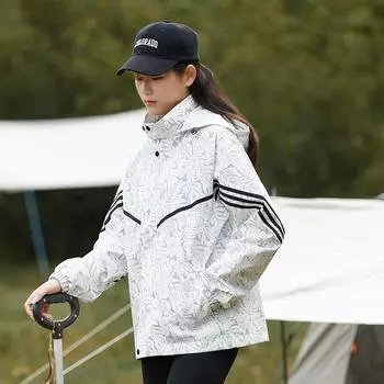 Мужская и женская ветро- и водонепроницаемая одежда для активного отдыха на весну и осень, тонкая дышащая повседневная одежда для альпинизма M