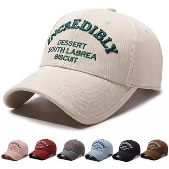 Мужская и женская вышитая надпись японская и корейская модная тенденция универсальная уличная кепка для отдыха бейсболка adjustable серый