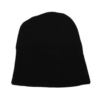 Мужская и женская зимняя интегрированная ветрозащитная маска для верховой езды, многофункциональный шарф, уличная лыжная шапка, флисовый теплый головной убор One Size чёрный