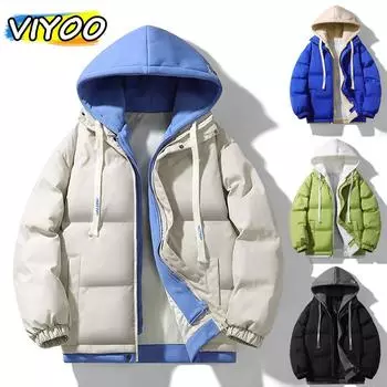 Мужская и женская зимняя одежда больших размеров с капюшоном, пальто, парки, пуховое пальто для мужчин, уличная одежда, уличная одежда для активного отдыха, модная одежда M хаки