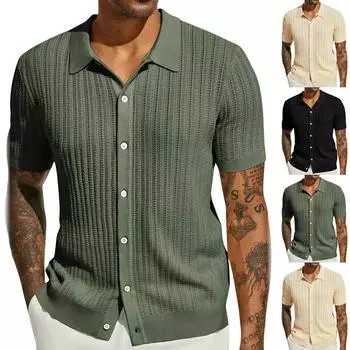 Мужская и зимняя европейская и американская мужская футболка с длинным рукавом и воротником M