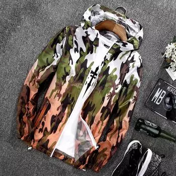 Мужская повседневная куртка с капюшоном, пляжная ветрозащитная куртка, рыболовная куртка 4XL