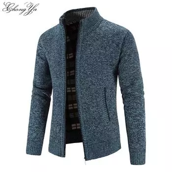 Мужская кардиганная куртка на молнии трикотажная рубашка рубашка мужские топы 4XL светло-серый