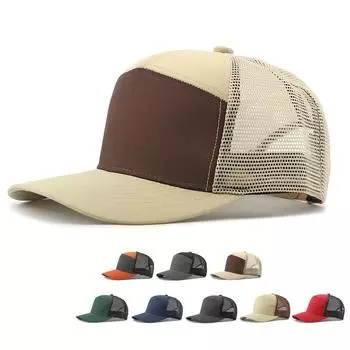 Мужская кепка Color Block, весенне-летняя спортивная бейсболка для активного отдыха, женская солнцезащитная кепка оранжевый/серый