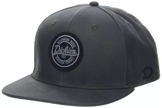 Мужская кепка Dickies с плоским козырьком, серая, один размер