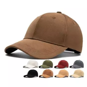 Мужская кепка осень-зима однотонная бейсболка женская солнцезащитная кепка чёрный