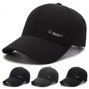 Мужская кепка с буквенным принтом унисекс, модная повседневная спортивная бейсболка, регулируемая хлопковая кепка для папы, кепка в стиле хип-хоп, кепка дальнобойщика чёрный