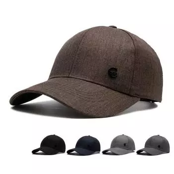 Мужская кепка весна-осень для пап среднего возраста бейсбольная кепка большая окружность головы шляпа от солнца на открытом воздухе темно-синий