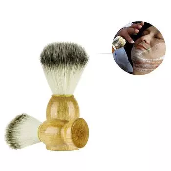 Мужская кисть для бритья Bear Brush Best Badger Hair Shave Wood Razor Barber Tool One Size хаки