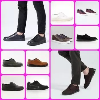 Мужская классическая обувь из натуральной кожи, повседневная обувь на шнуровке