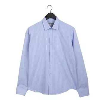 Мужская классическая рубашка узкого кроя из хлопка BEST MOUNTAIN S синий