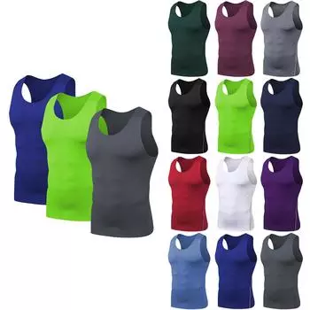 Мужская комплект из 3 быстросохнущих компрессионных рубашек для похудения, формирователь тела, жилет для тренировок, майки для пресса, майки для живота