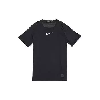 Мужская компрессионная рубашка Nike Pro Top с короткими рукавами, черная 838094-010 S
