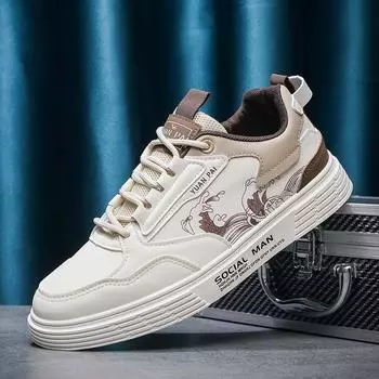 Мужская корейская повседневная обувь на плоской подошве, четыре сезона, новая, удобная обувь для ходьбы на мягкой подошве, студенческая спортивная обувь для сноуборда 39