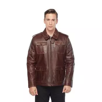 Мужская кожаная куртка Ares из натуральной кожи