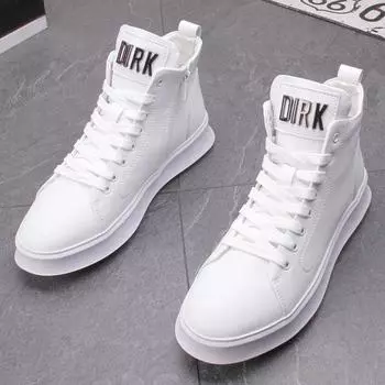 Мужская кожаная обувь, кроссовки, мужские ботинки, модные повседневные ботильоны, мужская обувь на платформе для мужчин, дизайнерская обувь класса люкс 39