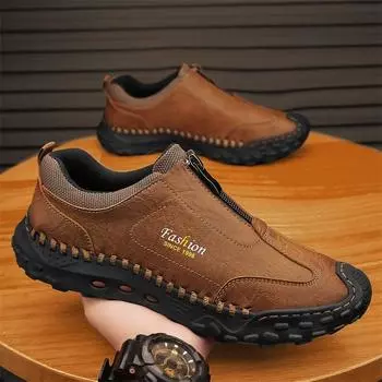 Мужская кожаная обувь Повседневная обувь с низким верхом 39 чёрный