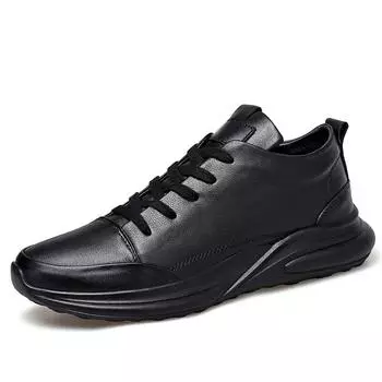 Мужская кожаная обувь, роскошная брендовая повседневная обувь в английском тренде, мужские кроссовки, итальянская дышащая мужская обувь для отдыха, обувь для вождения 36