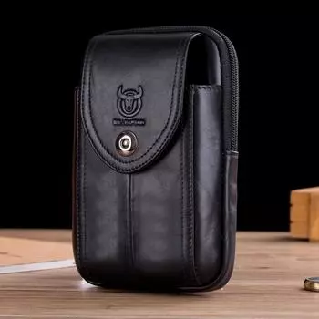 Мужская кожаная поясная сумка, поясная сумка, поясная сумка, чехол для телефона с петлей для ремня 8 коричневый