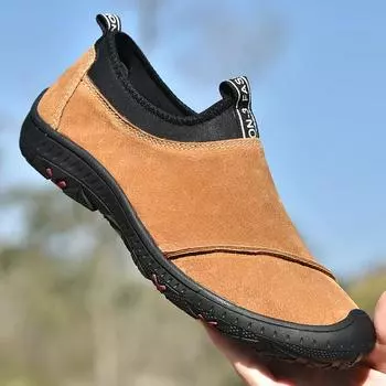 Мужская кожаная повседневная обувь, роскошная дышащая мягкая обувь для вождения, противоскользящая мужская спортивная обувь для ходьбы с бесплатной доставкой 45 чёрный