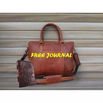 Мужская кожаная сумка-мессенджер Мужская кожаная сумка-мессенджер Портфель-ранец Планшет Ipad Next Book Компьютер Ноутбук для подарка на женский день 12 x 16 x 4 in коричневый