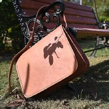 Мужская кожаная винтажная сумка-мессенджер для ноутбука, полностью ручной работы, портфель-сатчел 13 x 10 x 4 in