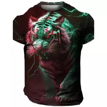 Мужская красивая футболка с принтом белого медведя, новая летняя повседневная мужская уличная футболка с короткими рукавами и узором молнии, удобный уличный топ S