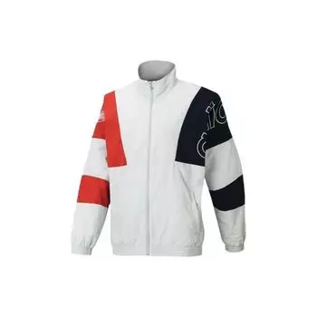 Мужская куртка Adidas Originals с трилистником и воротником-стойкой, белая GJ7773 XS