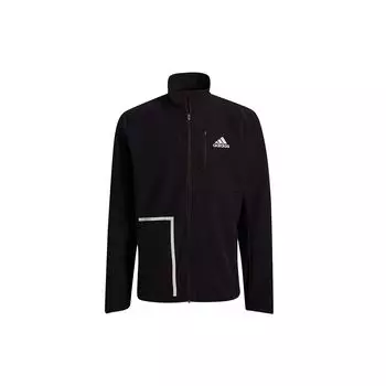Мужская куртка Adidas Own The Run с воротником-стойкой и логотипом, черная GT8926 M