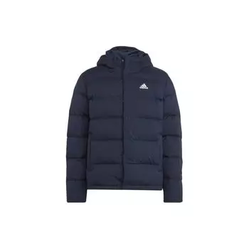 Мужская куртка Adidas Solid Color Hooded Zipper Down Jacket Dark-Blue HG8750 XXL