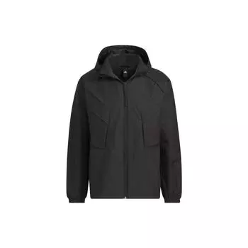 Мужская куртка Adidas Urban Outdoor с однотонным логотипом и капюшоном, черная IS0450 S