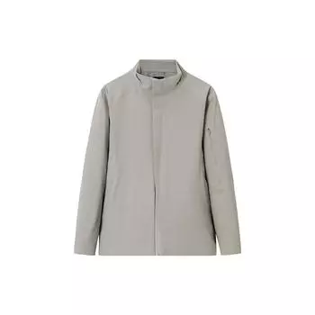 Мужская куртка Anta Champion All-Weather Series с воротником-стойкой, однотонная, на молнии, цвет хаки 152340616-3 M