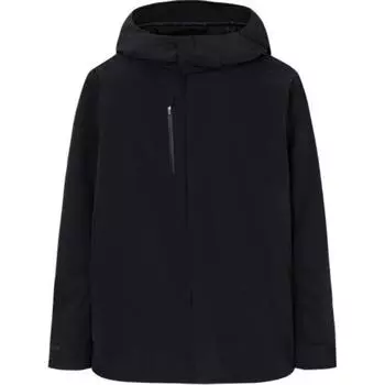 Мужская куртка Anta Champion All-Weather Series из хлопка с капюшоном и молнией, однотонная, черная 152410801-2 M