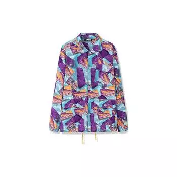 Мужская куртка Anta Full Print Single Button Long Sleeve Jacket Purple 152328605-1 XL
