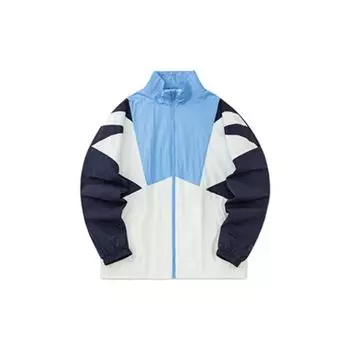 Мужская куртка Anta Lifestyle Series из шелкового бархата, теплая, на молнии, синяя 152238611R-1 XL