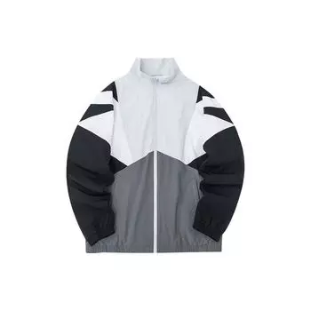 Мужская куртка Anta Lifestyle Series из шелкового бархата с плетеной молнией, цвет: серый, прибрежный 152238611-3 M