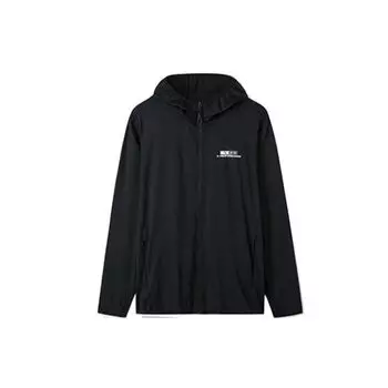 Мужская куртка Anta Solid Color с капюшоном и буквенным принтом, черная 952127715-3 M