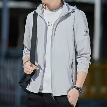 Мужская куртка большого размера с капюшоном на весну и осень, ветрозащитная повседневная куртка с принтом, куртка из софтшелла 5XL