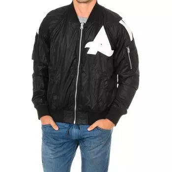 Мужская куртка-бомбер с сетчатой подкладкой D01610 XS чёрный